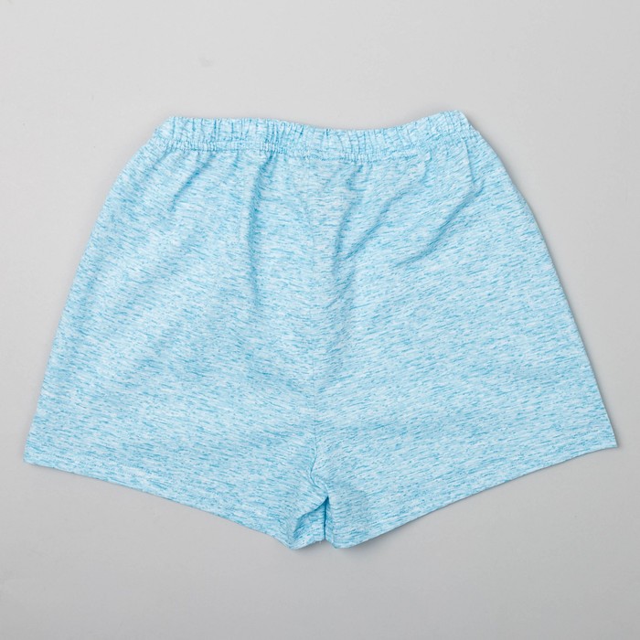 Пижама женская (майка, шорты) Фламинго-2 цвет голубой, р-р 50