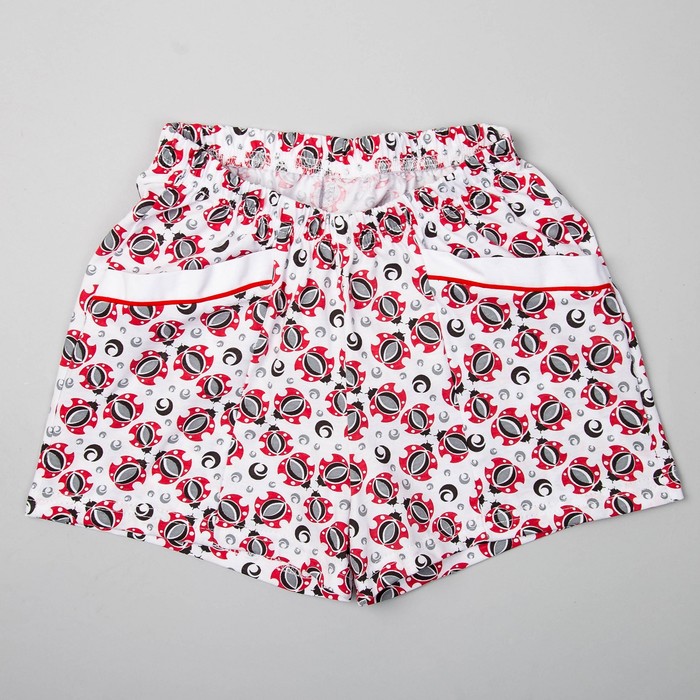 Пижама женская (майка, шорты) Тачка-2 цвет белый, р-р 50