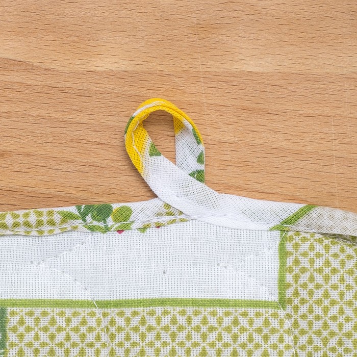 Набор Радушная хозяйка 3 шт(рукавичка, прихватка, полотенце) "Греция", бязь 125г/м, хл100%