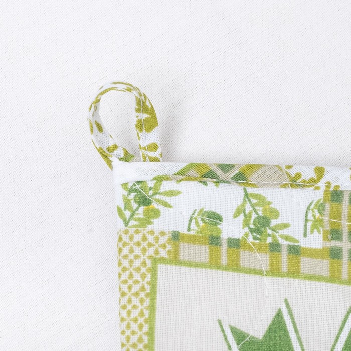 Набор Радушная хозяйка 3 шт(рукавичка, прихватка, полотенце) "Греция", бязь 125г/м, хл100%