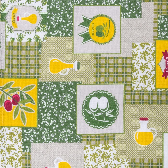 Набор Радушная хозяйка 3 шт(рукавичка, прихватка, полотенце) "Греция", бязь 125г/м, хл100%