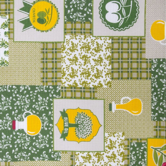 Набор Радушная хозяйка "Греция"4 ваф.пол.165 г/м,2 прих.,рукавичка,ваза,бязь 125г/м2