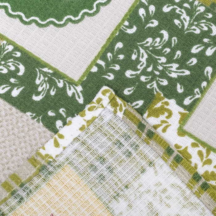 Набор Радушная хозяйка "Греция"4 ваф.пол.165 г/м,2 прих.,рукавичка,ваза,бязь 125г/м2