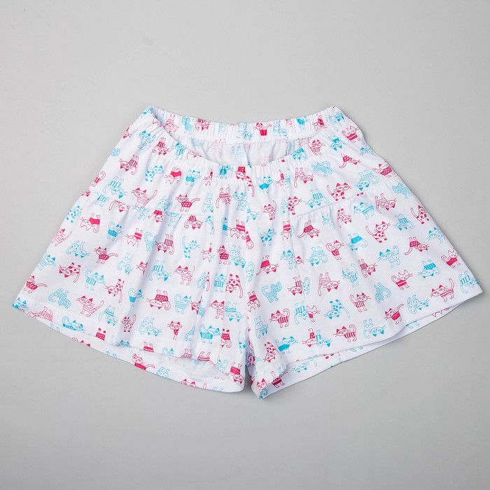 Пижама женская (майка, шорты) Забияка-2 цвет голубой, р-р 44