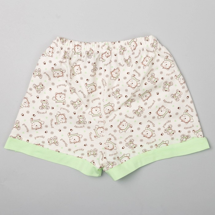 Пижама женская (майка, шорты) Ваниль-3 цвет салатовый, р-р 52