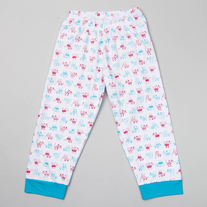 Пижама женская (футболка, бриджи) Забияка-3 цвет голубой, р-р 52