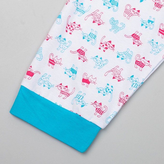 Пижама женская (футболка, бриджи) Забияка-3 цвет голубой, р-р 52