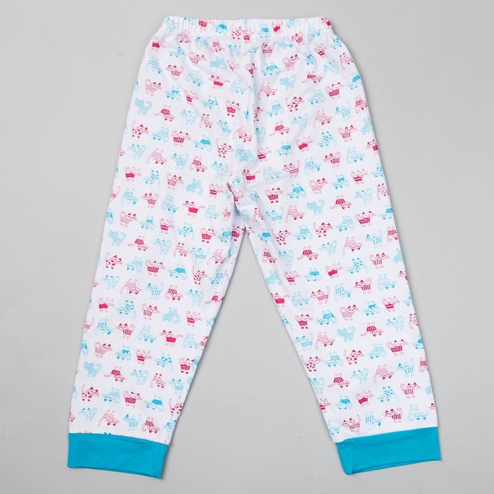 Пижама женская (футболка, бриджи) Забияка-3 цвет голубой, р-р 52