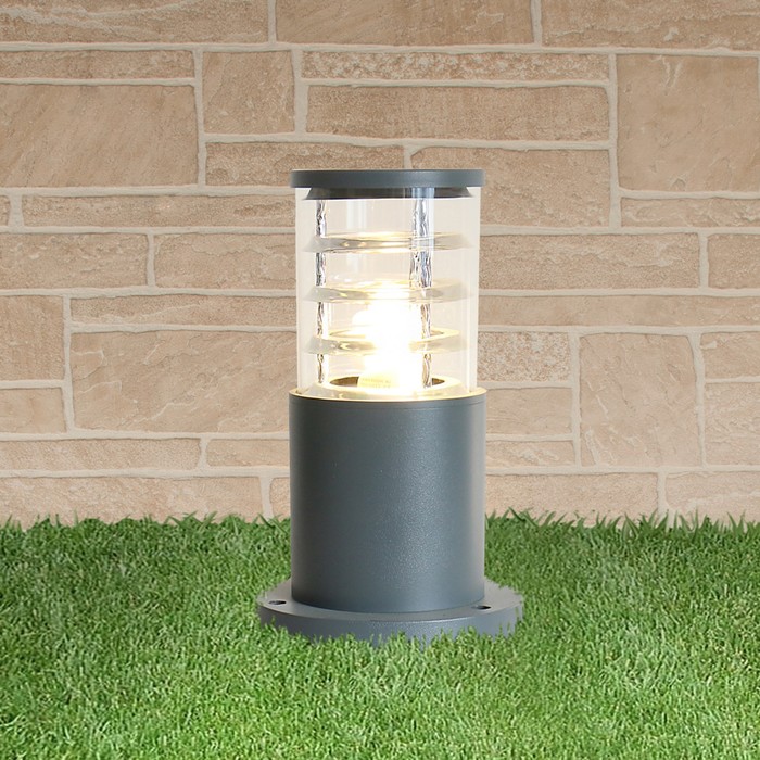 Светильник Elektrostandard садово-парковый, 60Вт, E27, IP54, на основании, Techno 1508 серый