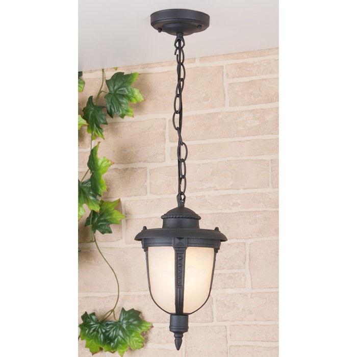 Светильник Elektrostandard садово-парковый, 60 Вт, E27, IP44, подвесной, Atlas H черный