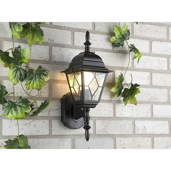 Светильник Elektrostandard садово-парковый, 60 Вт, E27, IP44, настенный, Vega U черный