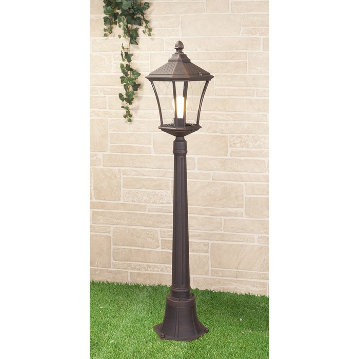 Светильник Elektrostandard, 60 Вт, E27, IP44, на столбе, h=1130 мм, Virgo F капучино