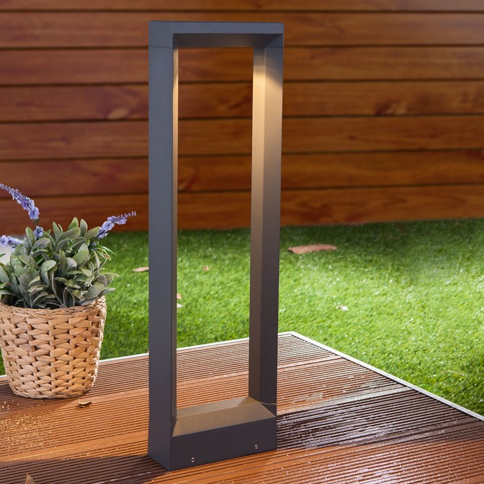 Светильник Elektrostandard, 6 Вт, LED, 3000K, 116 lm, IP54, h=495 мм, Techno 1612 LED графит