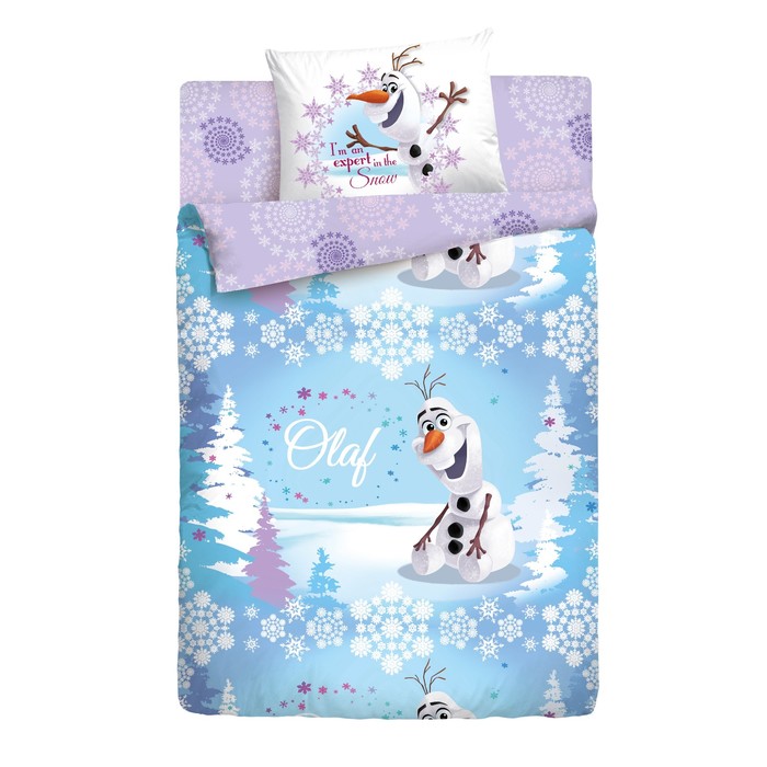 КПБ "Олаф", 1,5 сп, размер 148х215 см, 148х210 см, 50х70 см, ранфорс