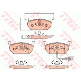 

Колодки тормозные TRW GDB2080