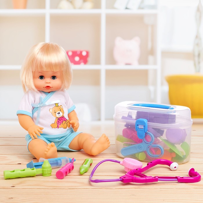 Пупс "Мой пупсёнок" с аксессуарами, звуковые эффекты