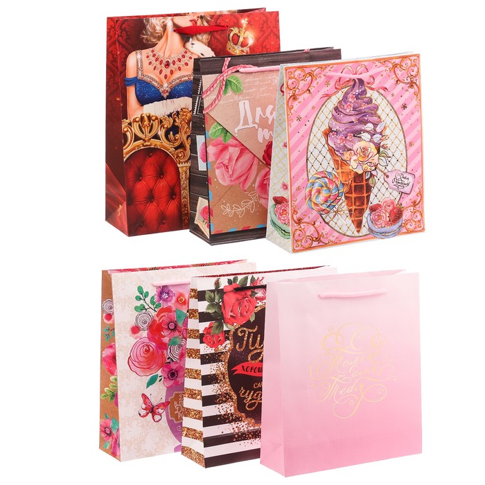 Набор пакетов микс «Самой лучшей», ML 23 × 27 × 8 см