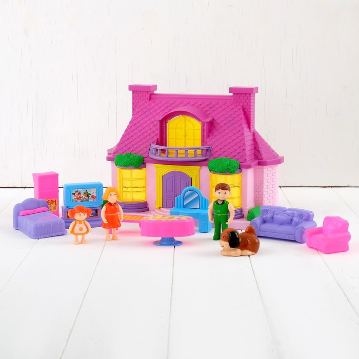 Дом для кукол с аксессуарами