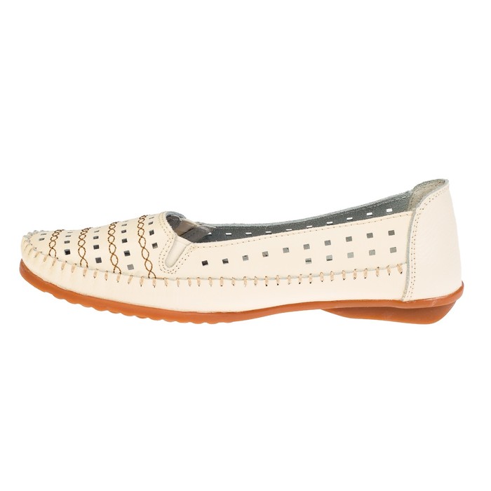 Балетки женские "EGO" арт. S14006, цвет бежевый, размер 38