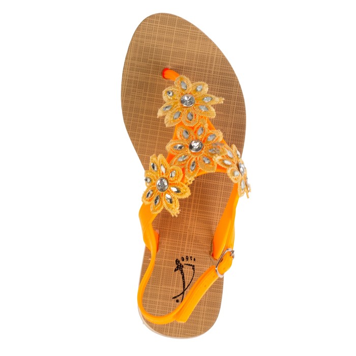 Сандалии женские "АЛМИ" арт. TH127-B4, цвет оранжевый, размер 39