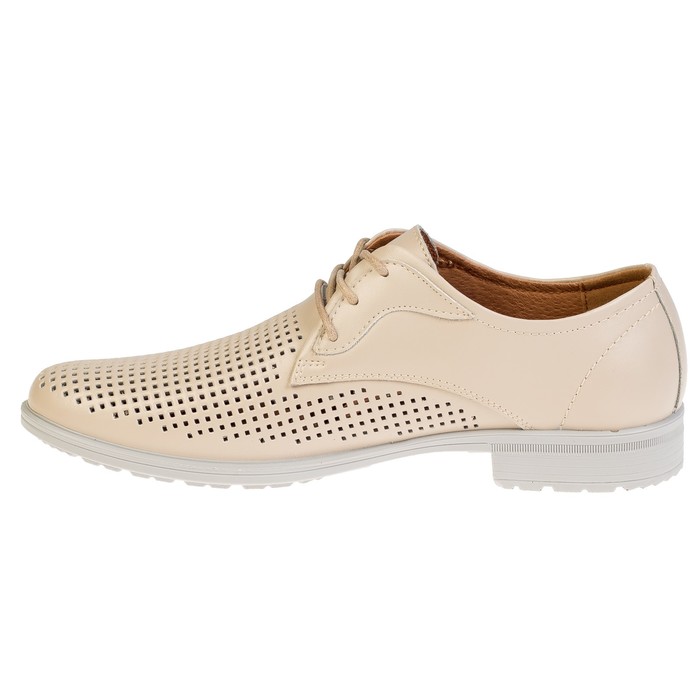 Туфли мужские "АЛМИ" арт. 3730-90903 (бежевый) (р. 43)