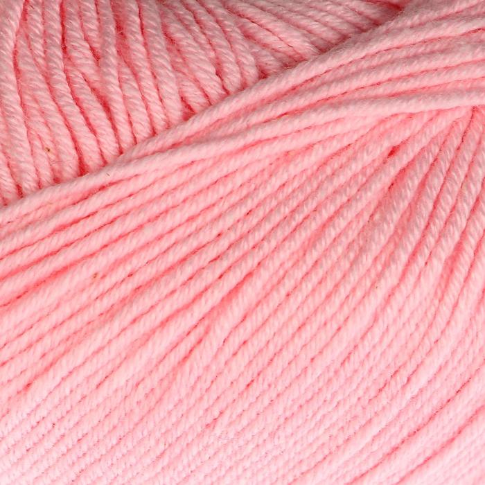 Пряжа "Baby Cotton" 60% хлопок, 40% полиакрил 165м/50гр (3411 неж. розов.)