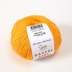 

Пряжа "Baby Cotton" 60% хлопок, 40% полиакрил 165м/50гр (3416 оранжев.)