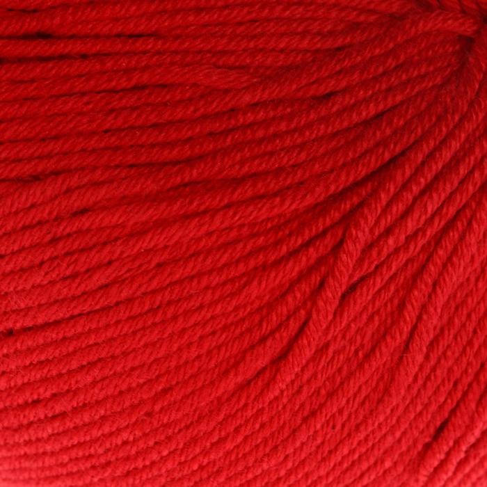 Пряжа "Baby Cotton" 60% хлопок, 40% полиакрил 165м/50гр (3439 красный)