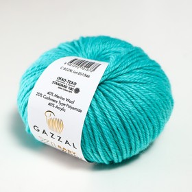 

Пряжа "Baby Wool XL" 20% кашемир, 40% меринос. шерсть, 40% акрил 100м/50гр (832 св. бирюз.)