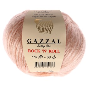 

Пряжа "Rock 'N' Roll" 9%меринос. шерсть,70% полиамид, 21% полиакрил 115/м/50г (13191 розов)