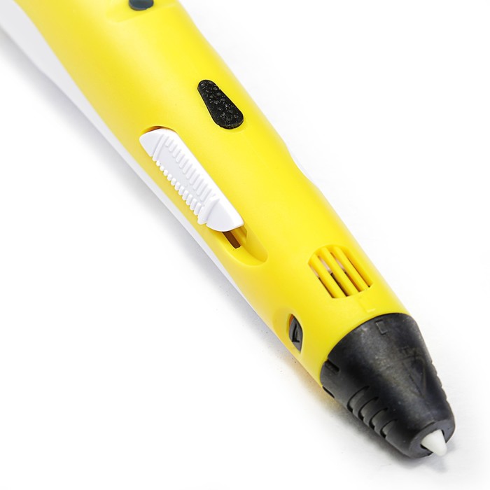 3D ручка SPIDER PEN Start, ABS и UNID Pro, желтая (трафарет + 6 цветов пластика)
