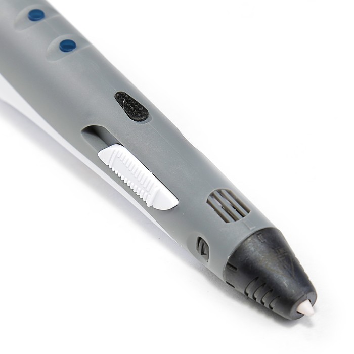 3D ручка SPIDER PEN Start, ABS и UNID Pro, серая (трафарет + 6 цветов пластика)