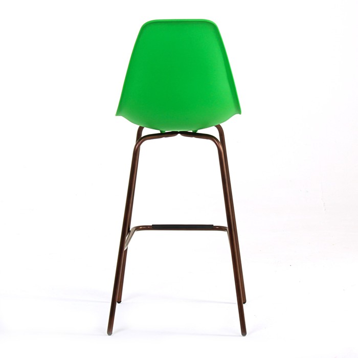 Стул барный Sheffilton зеленый/медный металлик