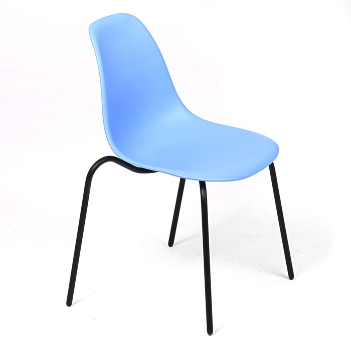 Стул Sheffilton голубой/черный муар