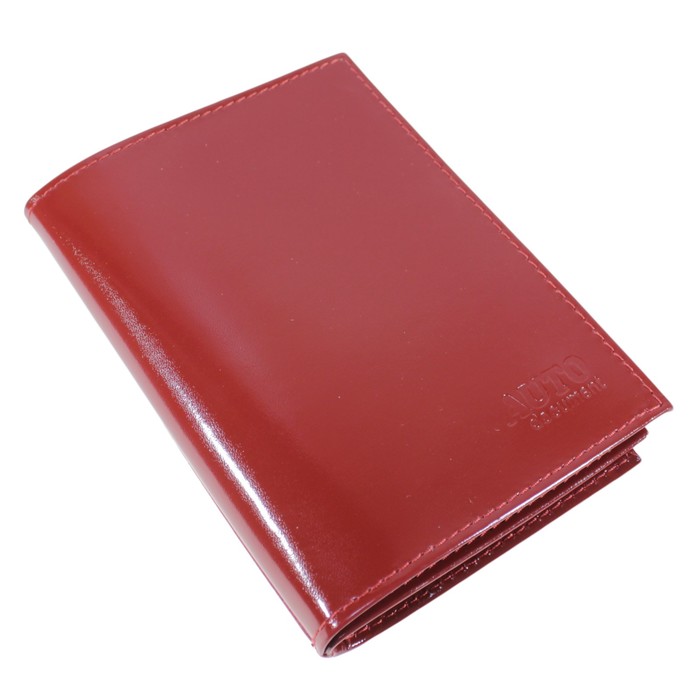 Обложка для автодокументов, цвет красный