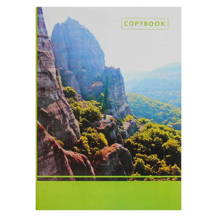 Тетрадь А4, 48 листов клетка Calligrata "Горы", белизна 75%, картонная обложка