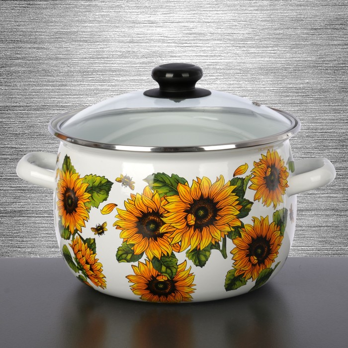 Кастрюля сферическая 5 л "Солнце"