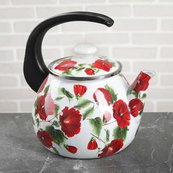 Чайник 2,5 л "Каркаде", с крышкой, фиксированная ручка