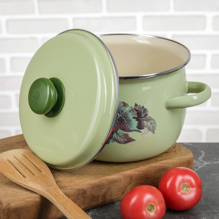 Набор кастрюль сферических "Виноградная лоза", 3 шт: 2,5 л, 3,5 л, 5 л