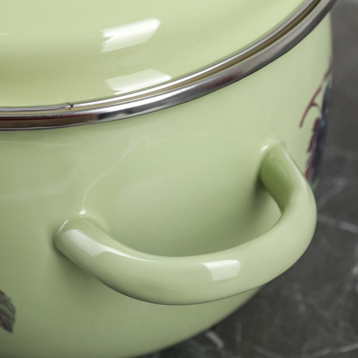 Набор кастрюль сферических "Виноградная лоза", 3 шт: 2,5 л, 3,5 л, 5 л