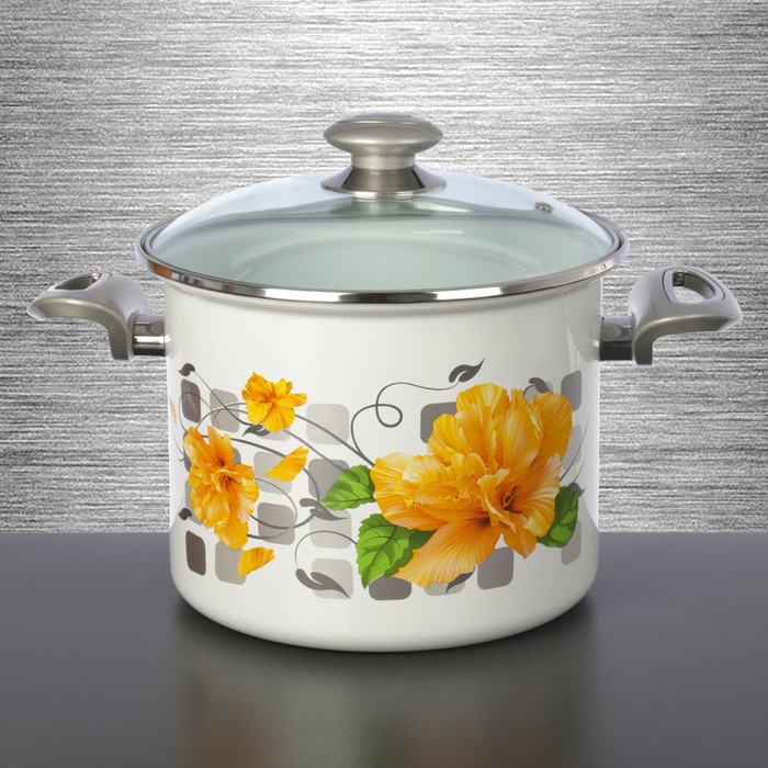 Кастрюля цилиндрическая 5,5 л "Грэйси"