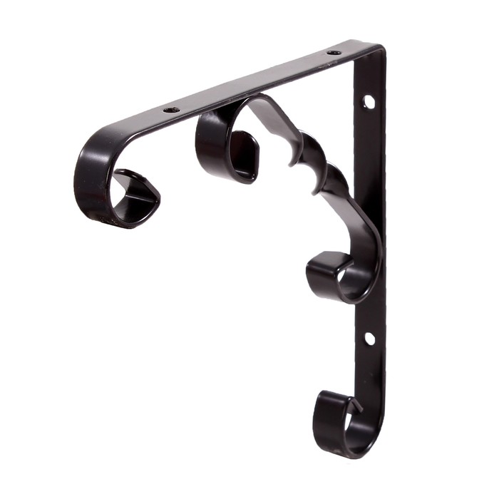 Кронштейн "ОРНАМЕНТАЛ" L7406BL, черный, 150мм