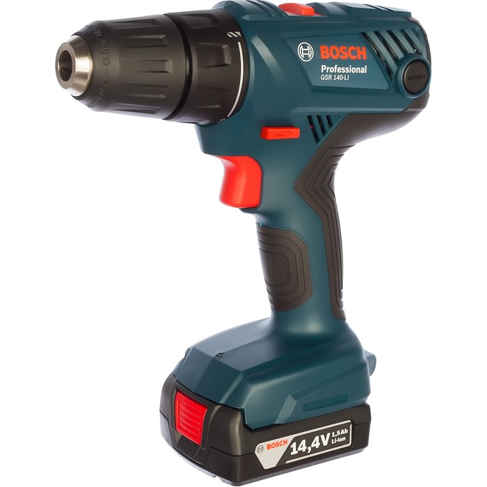 Аккумуляторная дрель-шуруповерт Bosch GSR 140-Li (0.601.9F8.020), 14.4 В, 2х1.5Ач, чемодан