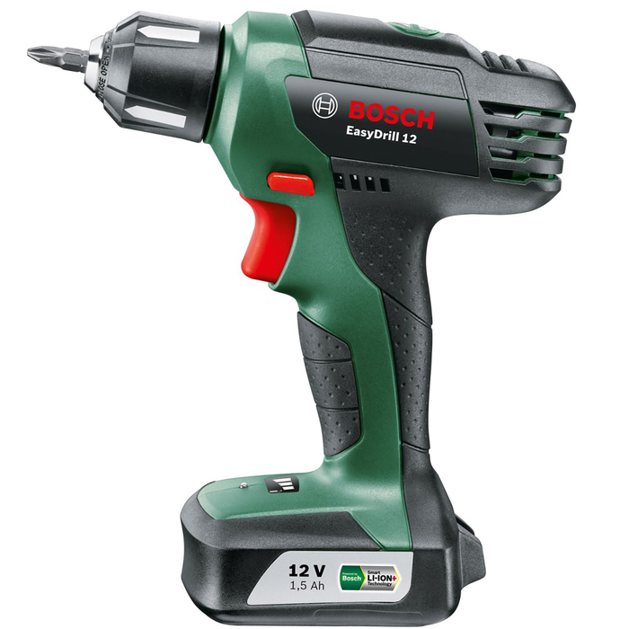 Аккумуляторная дрель-шуруповерт Bosch EasyDrill 12 (06039B3001), 12В, 1.5 Ач, БЗП 10 мм