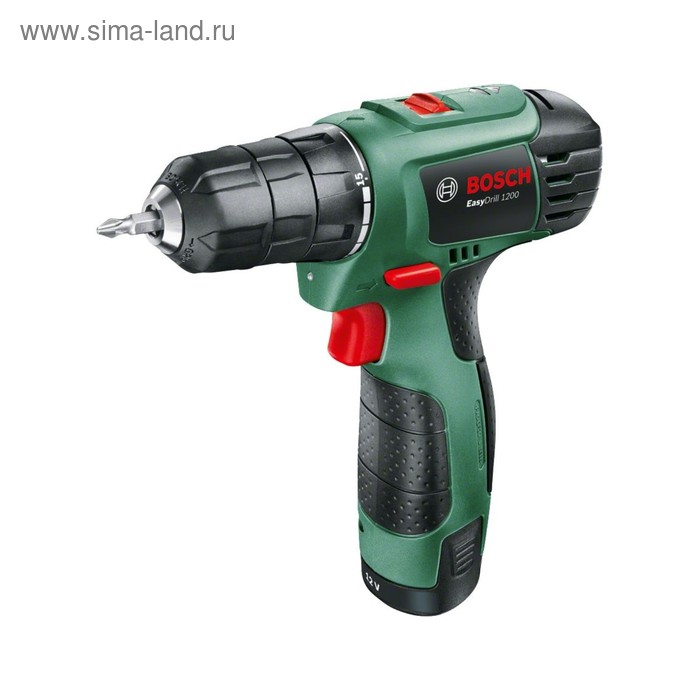 Аккумуляторная дрель-шуруповерт Bosch EasyDrill 1200 (0.603.9A2.10A), 12В, 1.5Ач, БЗП 10мм