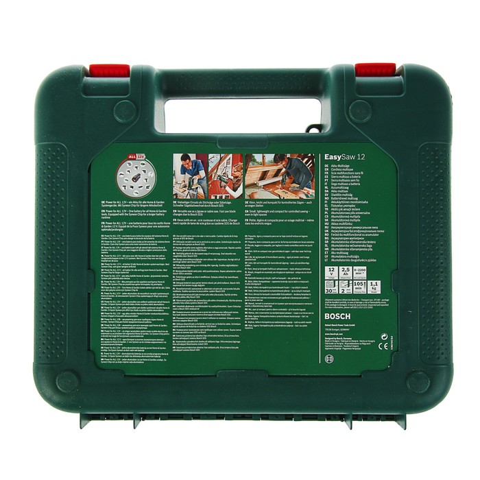 Аккумуляторный лобзик Bosch EasySaw 12 (0.603.3B4.004), 12В, 2.5Ач, ход пилки 13 мм