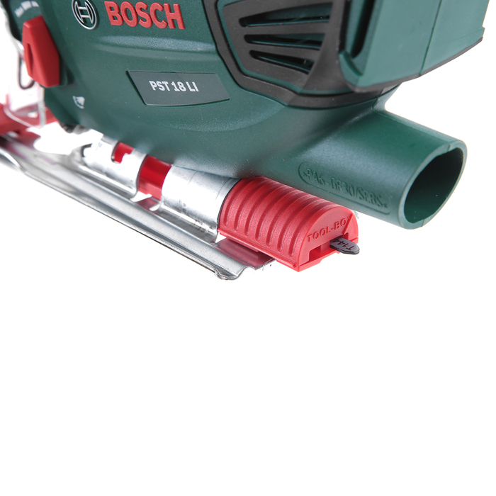 Аккумуляторный лобзик Bosch PST 18 LI (0.603.011.023), 18В, 2.5Ач, пильное полотно, кейс