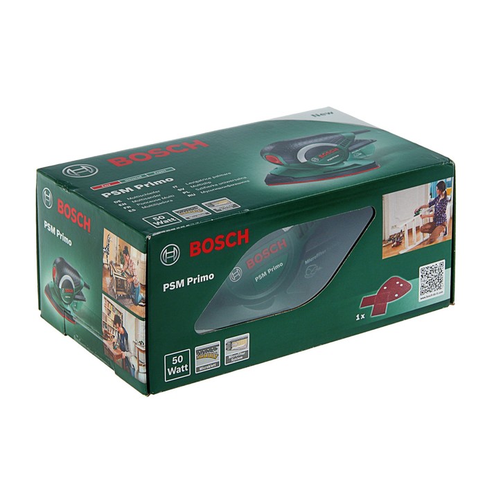 Вибрационная шлифмашина Bosch PSM Primo (0.603.3B8.020), ход платформы 1.4 мм