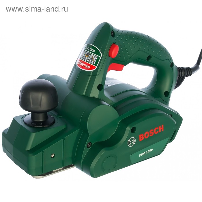 Рубанок Bosch PHO 1500 (0.603.2A4.020), 550 Вт, ширина строгания 82 мм, глубина 1.5 мм