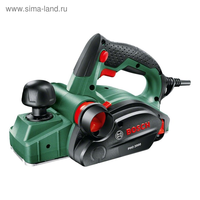 Рубанок Bosch PHO 2000 (0.603.2A4.120), 680 Вт, ширина строгания 82 мм, глубина 2 мм